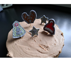 5. Dezember: ITH Stickserie - ITH 28 Muffin Topper Stecker